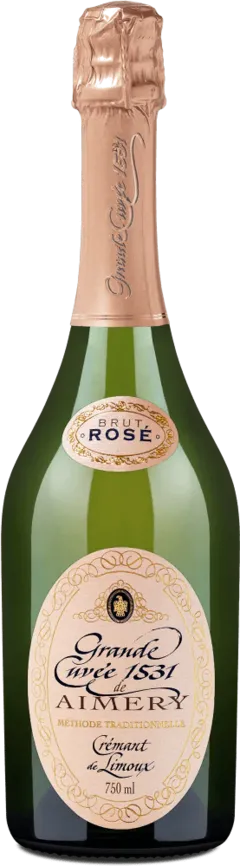 capture du vin Grande Cuvée 1531 de Aimery Crémant de Limoux Rosé Brut Gold