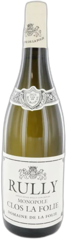 image du vin Rully Blanc Clos de la Folie 2023 Domaine de la Folie