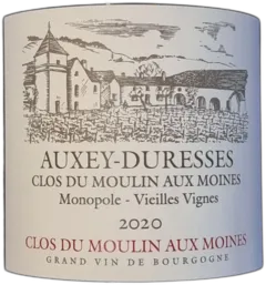 photo du vin Bio Auxey-Duresses 2020 Rouge Vieilles Vignes Moulin Aux Moines