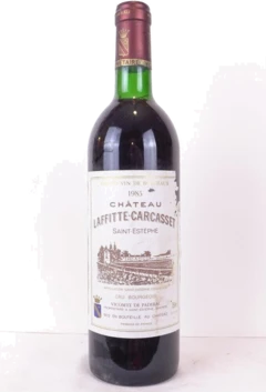 photo 1985 Saint-Estèphe Château Laffitte-Carcasset Cru Bourgeois n1 Rouge Bordeaux