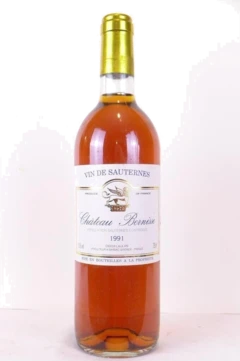 photo 1991 Sauternes Château Bernisse Liquoreux Bordeaux