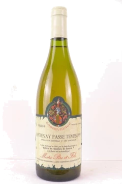 photo 1999 Santenay Mestre Premier Cru Passe Temps Tastevinage Blanc Bourgogne