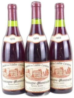 photo 1988 Chassagne-Montrachet Domaine des Hautes-Cornières Lot de Rouge Bourgogne
