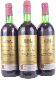 photo 1982 Saint-Émilion Château Grand Barrail Lamarzelle Figeac Grand Cru Classé Lot de Rouge Bordeaux