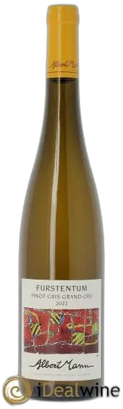 photo Alsace Pinot Gris Grand Cru Furstentum Albert Mann 2022