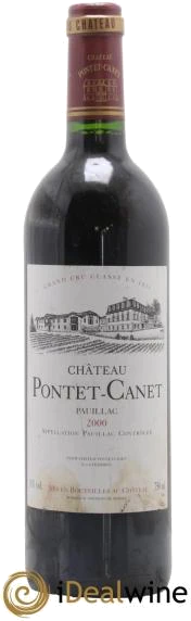 photo Château Pontet Canet 5ème Grand Cru Classé 2000