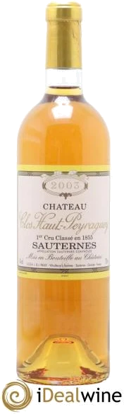 photo Clos Haut-Peyraguey 1er Grand Cru Classé 2003