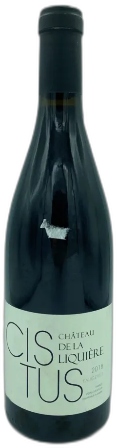 illustration du vin Rouge Cistus Liquière Aop Faugères