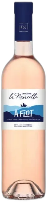 vue du vin Domaine la Navicelle Côtes-de-Provence à Flot Rosé 2024
