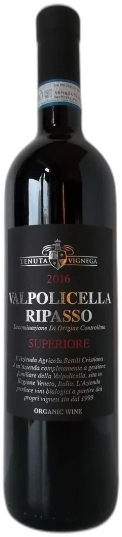 image du vin Valpolicella Ripasso Superiore Doc Tenuta Vigneca Bio