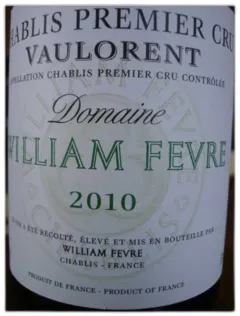 photo Chablis 1er Crû Fourchaume Vaulorent