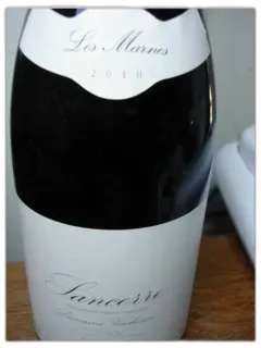photo Sancerre Rouge les Marnes Vacheron