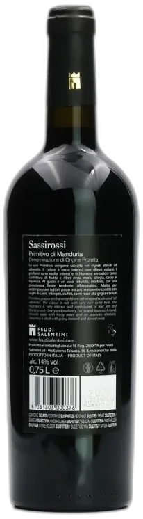 photo Primitivo di Manduria Feudi Salentini