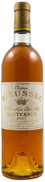 photo Rieussec Sauternes 2001
