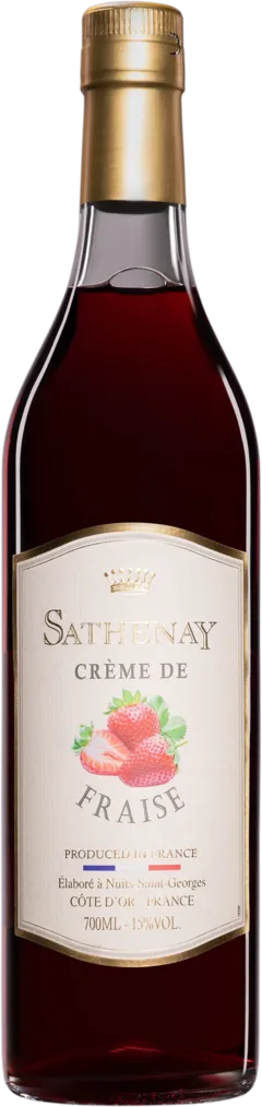 illustration du vin Sathenay Crème de Bourgogne "Fraise"