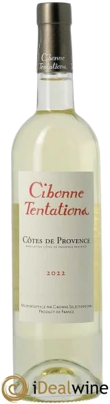 photo Côtes de Provence Clos Cibonne Tentations 2022