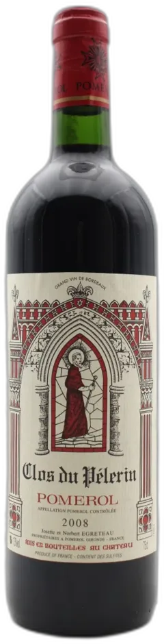 photos du vin Clos du Pèlerin 2008