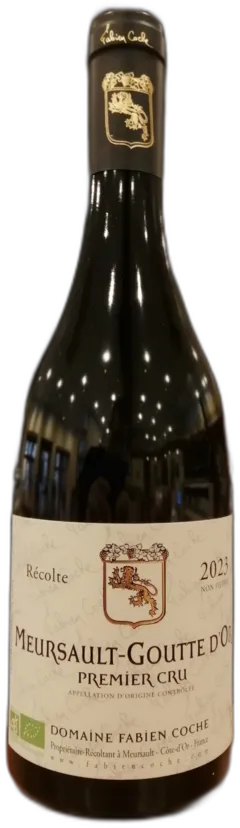 vue du vin Coche Fabien Meursault 1c Gouttes d’or 2023