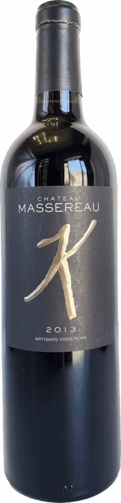 photo Cuvée k 2013 Magnum Château Massereau Bordeaux Supérieur Rouge Cousin&Compagnie Caviste Indépendant à Bordeaux et en Ligne