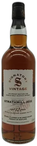 image du vin Signatory Vintage Strathmill 2012 12 Ans 100 Proof - 201