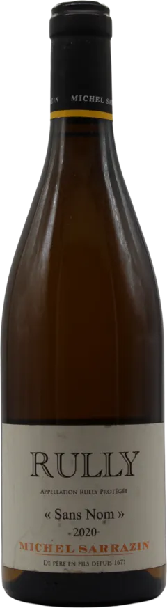 aperçu du vin Rully Sans Nom 2020 Michel Sarazin