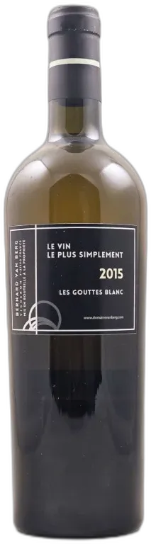 photo du vin Bernard Van Berg Vin de France "les Gouttes Blanc" 2015