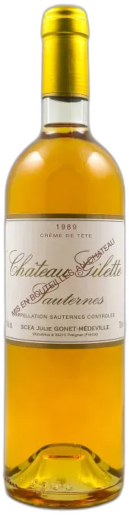 photo du vin Château Gilette Sauternes 1989