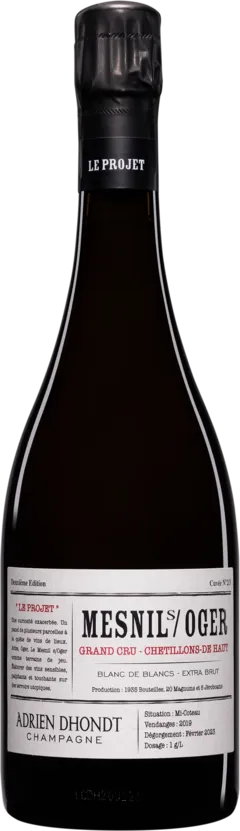 photo Domaine Adrien Dhondt Champagne Extra-Brut Grand Cru Blanc de Blancs 