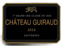 vue du vin Château Guiraud 2024