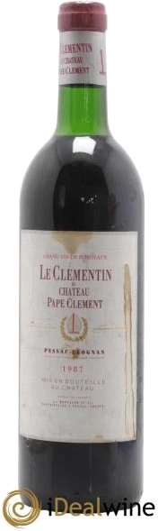 photo le Clémentin de Pape Clément Second Vin