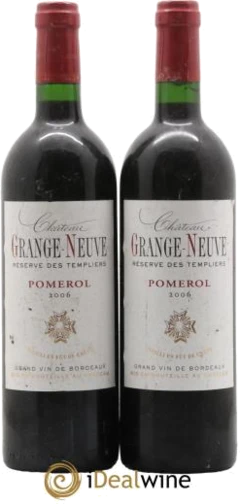 photo Pomerol Château la Grange Neuve Réserve Destempliers 2006