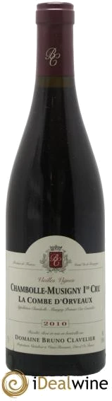 photo Chambolle-Musigny 1er Cru La Combe d'Orveaux Vieilles Vignes Bruno Clavelier