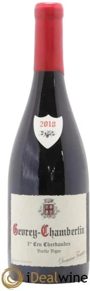 photo Gevrey-Chambertin 1er Cru les Cherbaudes Vieille Vigne Fourrier 2018
