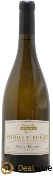 photo Pouilly-Fuissé Secret Minéral Denis Jeandeau