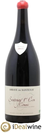 photo Santenay 1er Cru Comme Abbaye de Santenay 2017