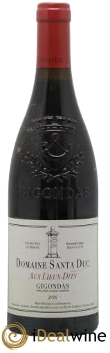 photo Gigondas Santa Duc Aux Lieux Dits Famille Gras