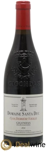 photo Gigondas Santa Duc Clos Derrière Vieille Famille Gras
