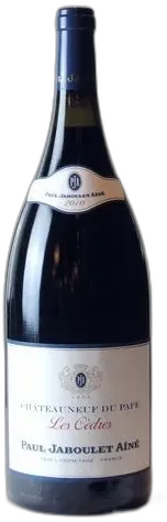 photo Châteauneuf du Pape Rouge les Cèdres P. Jaboulet Magnum