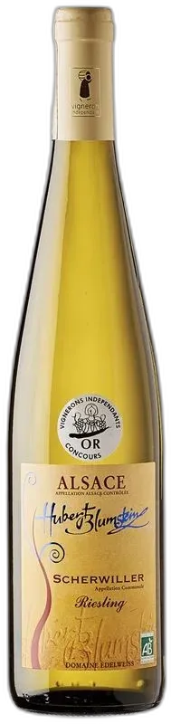 photo Riesling Scherwiller Domaine Edelweiss Blumstein