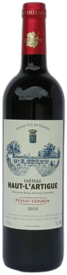 photo du vin Château Haut-l’Artigue 2021 Pessac Léognan