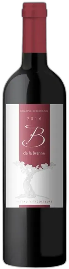 illustration du vin Château la Branne b de la Branne 2021 Medoc