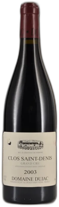vue du vin Clos Saint-Denis Grand Cru 2003
