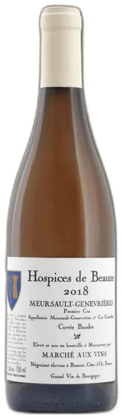 photo Meursault Premier Cru Genévrières Cuvée Baudot 2018 Hospices de Beaune