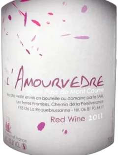 image du vin Domaine les Terres Promises Igp Mont Caume l’Amourvedre
