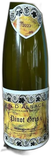 image du vin Alsace Pinot Gris Cuvée Particulière