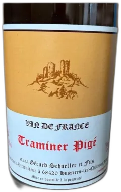 photo du vin Vin de France Blanc Traminer h Pigé