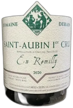 photo Domaine Derain Saint Aubin Blanc 1er Cru en Remilly 2020