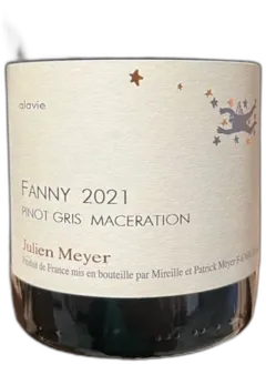image du vin Vin de France Blanc Pinot Gris Macération Fanny