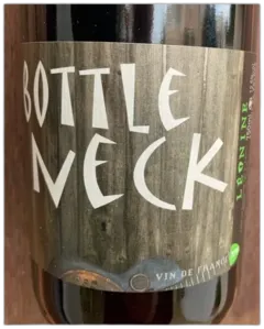 capture du vin Vin de France Rouge Bottle Neck