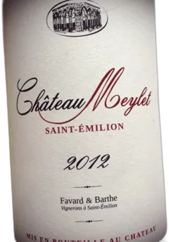 photo du vin Château Meylet Saint Emilion Magnum